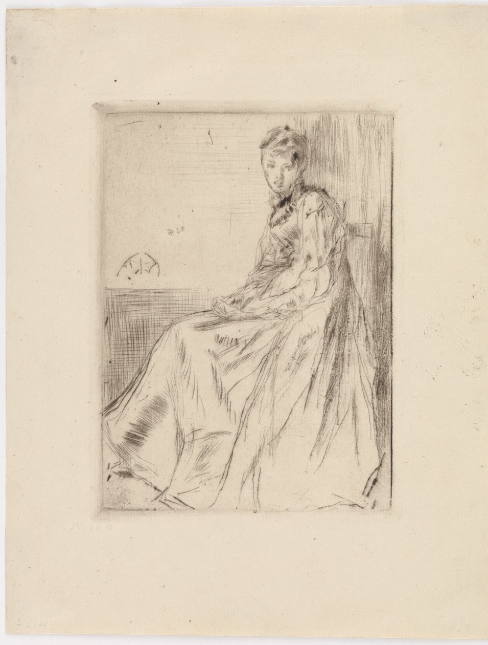 The Letter (Maud, seated) by James Abbott McNeill Whistler