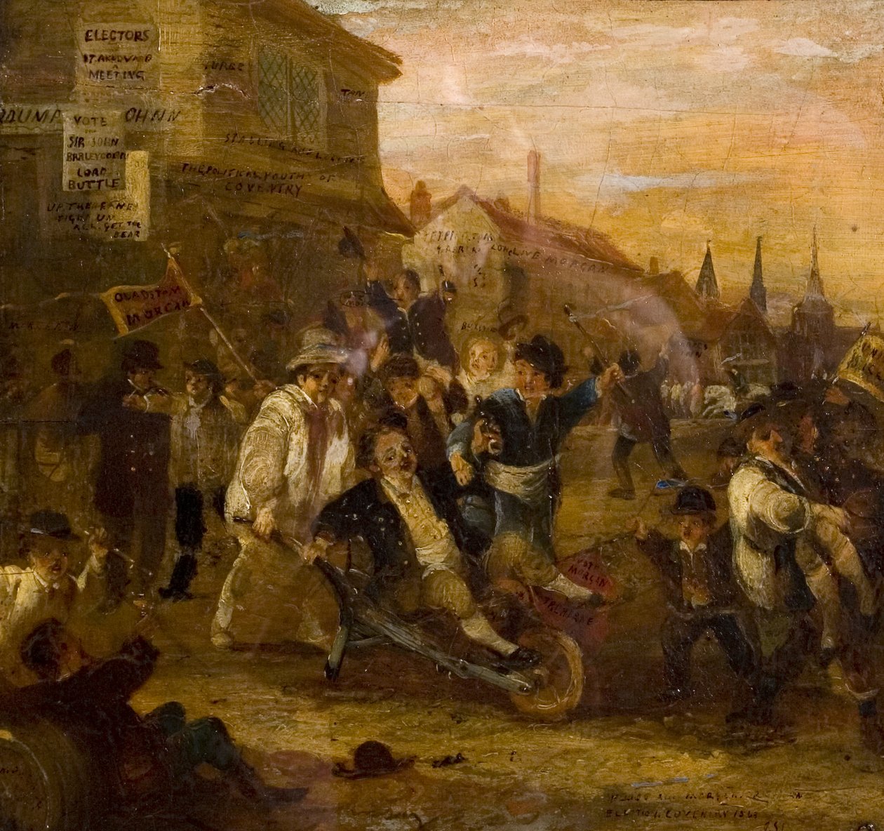 Election Riot at Coventry by James Pollard