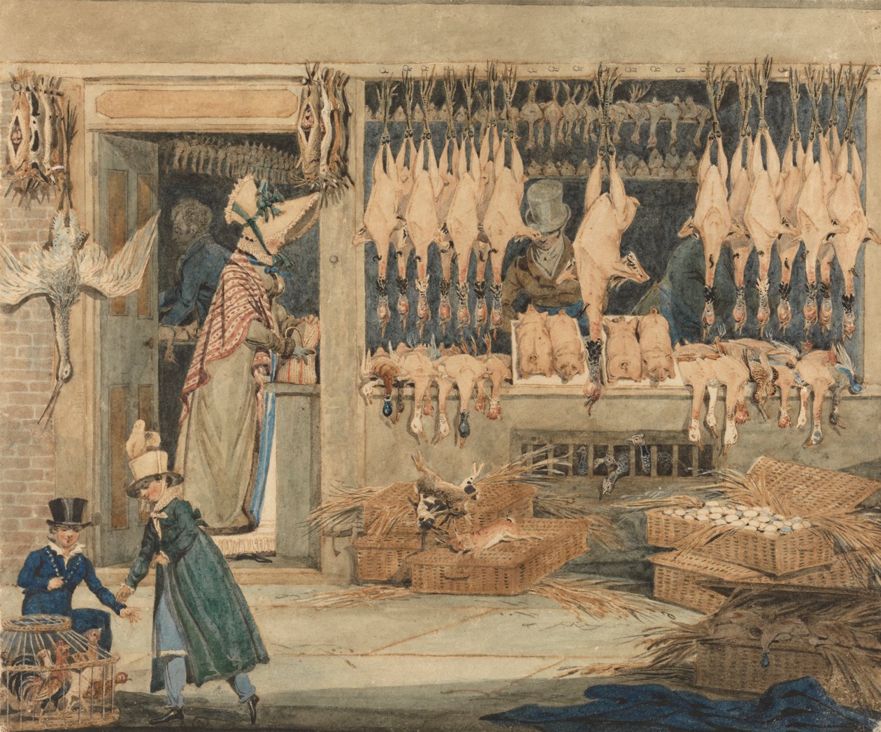 The Poultry Market by James Pollard