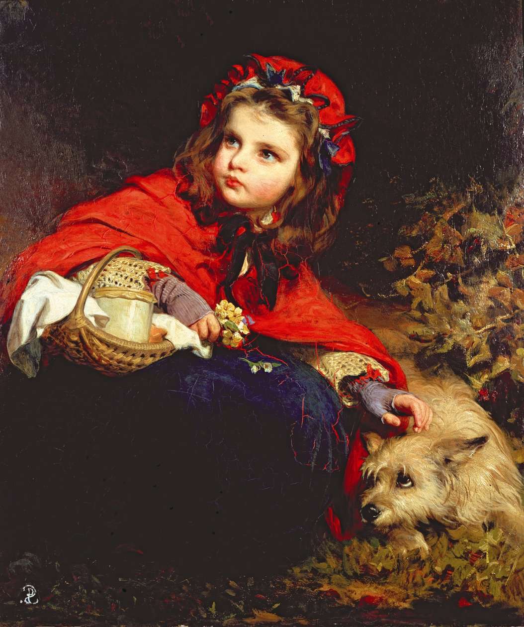 Little Red Riding Hood by James Sant