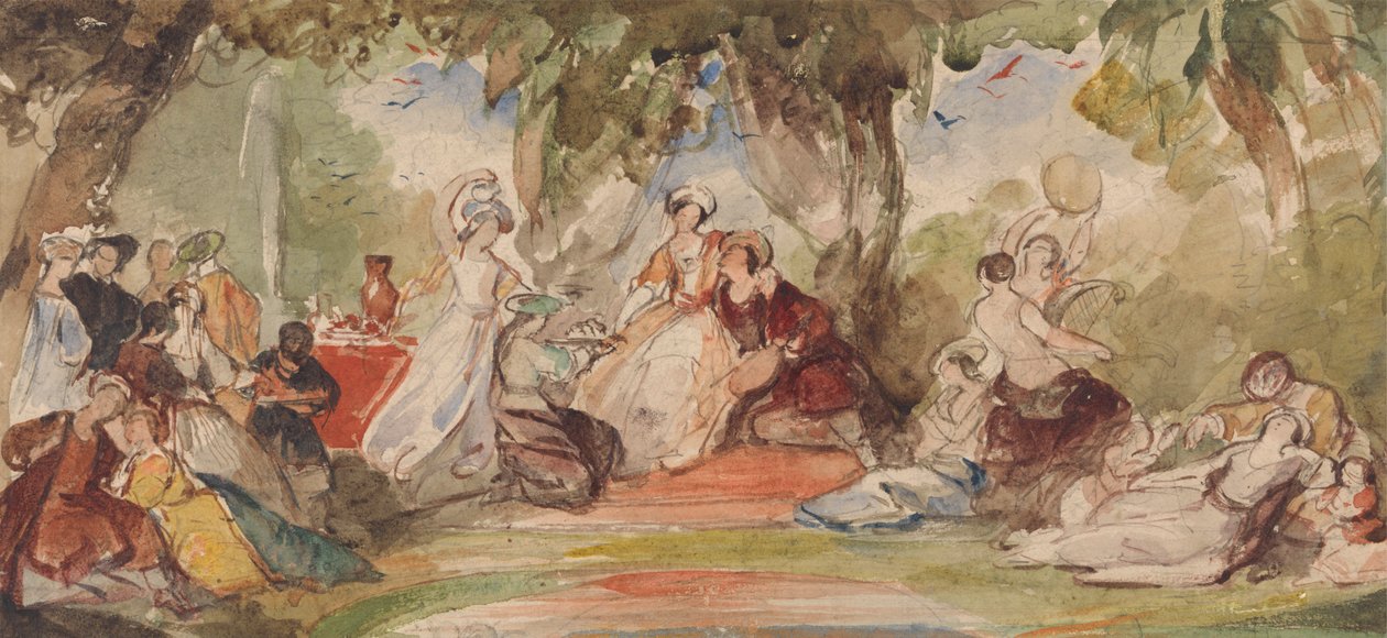 Fete Champetre by James Stephanoff