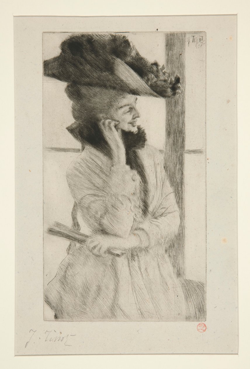 At the Window by James Tissot