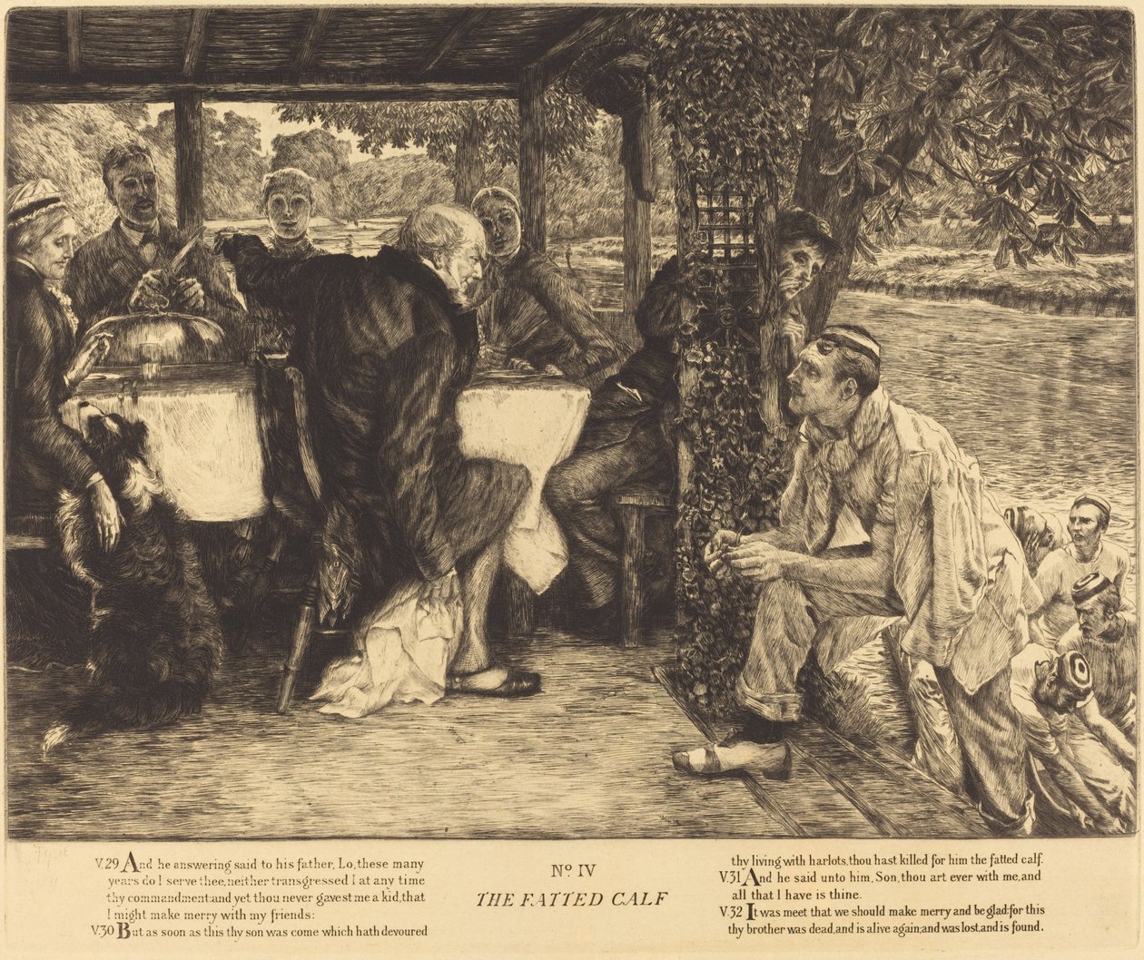 The Fatted Calf by James Tissot