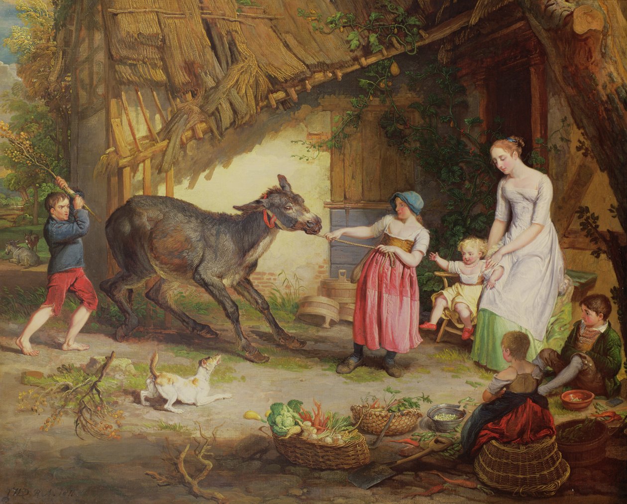 The Obstinate Ass by James Ward