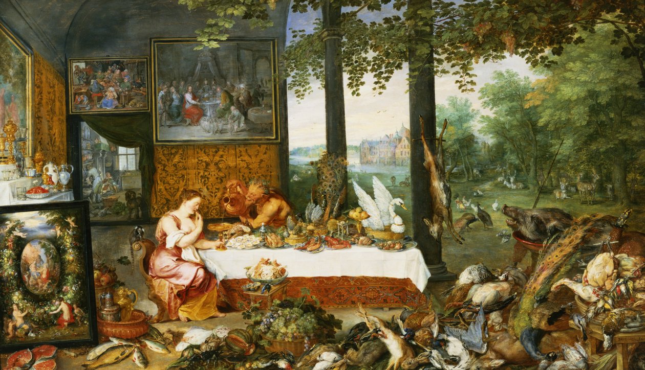 The Sense of Taste by Jan and Rubens, P.P. Brueghel