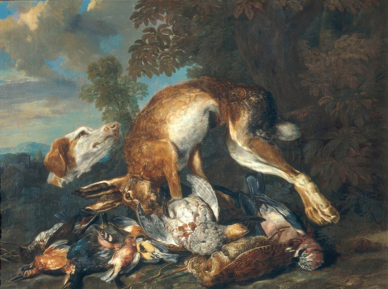 Game and Hunting Dog by Jan Fyt