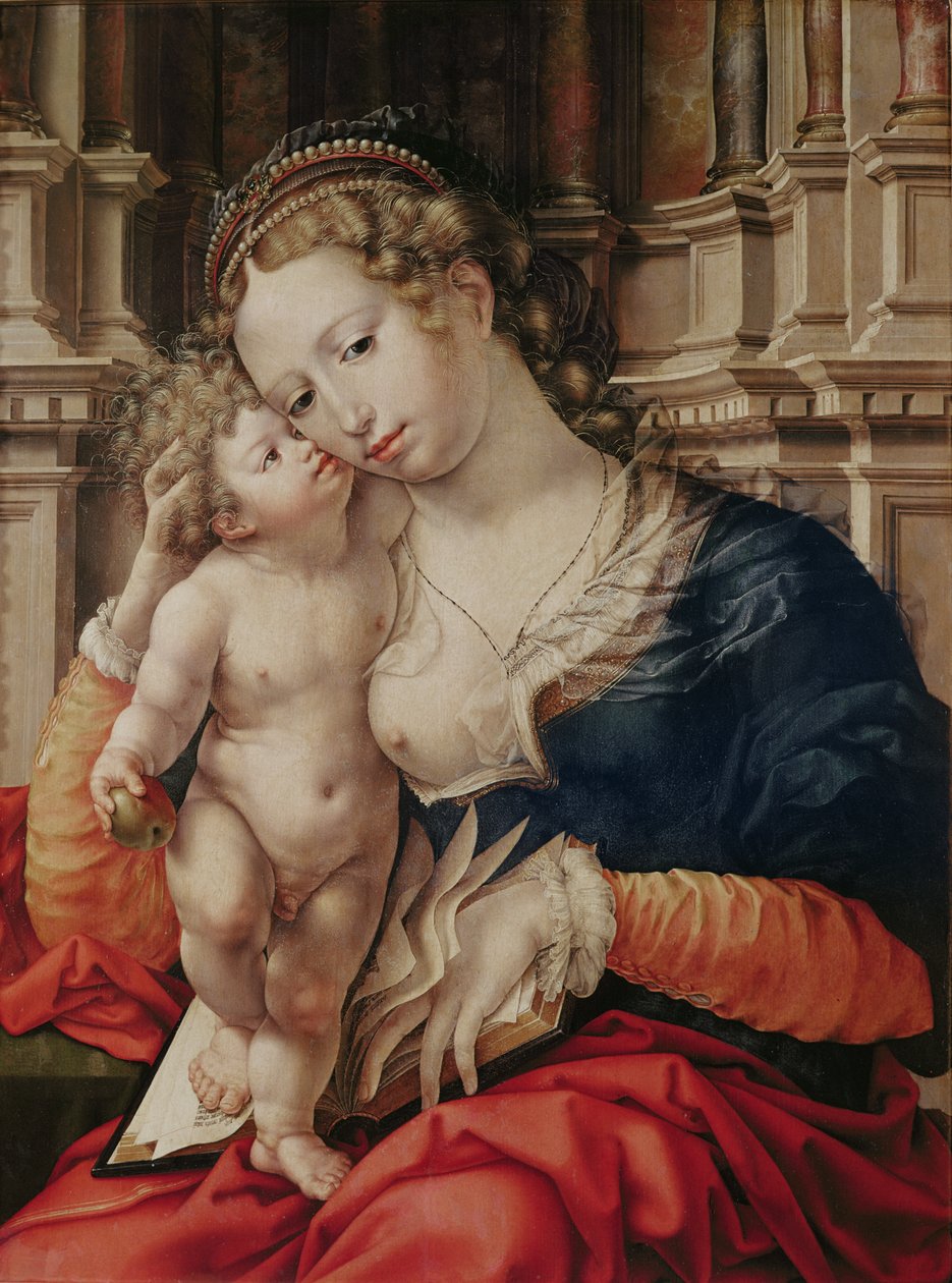 Virgin and Child by Jan Gossaert