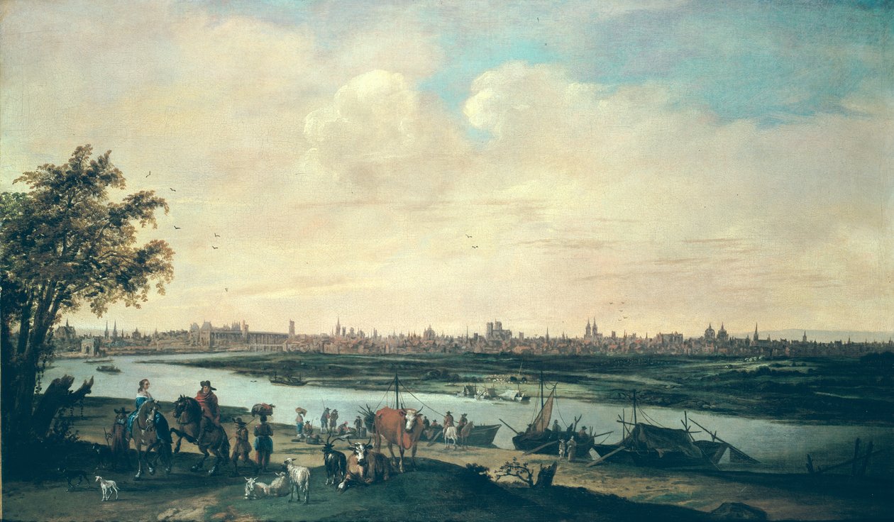 View of Paris by Jan Siberechts