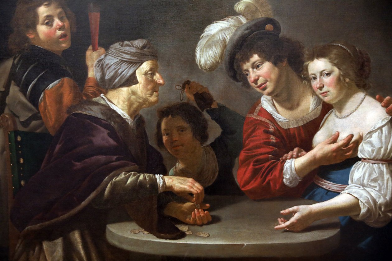 The Go-Between (detail) by Jan van Bijlert or Bylert