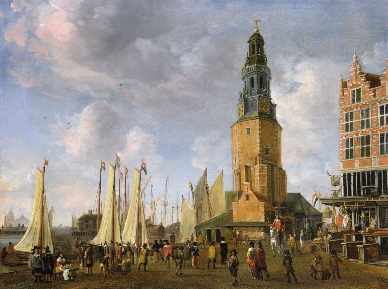 The Herring Packers Tower, Amsterdam by Jan Abrahamsz. Beerstraten