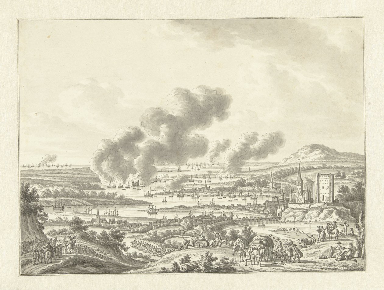 Battle of Chatham by Jan Bulthuis