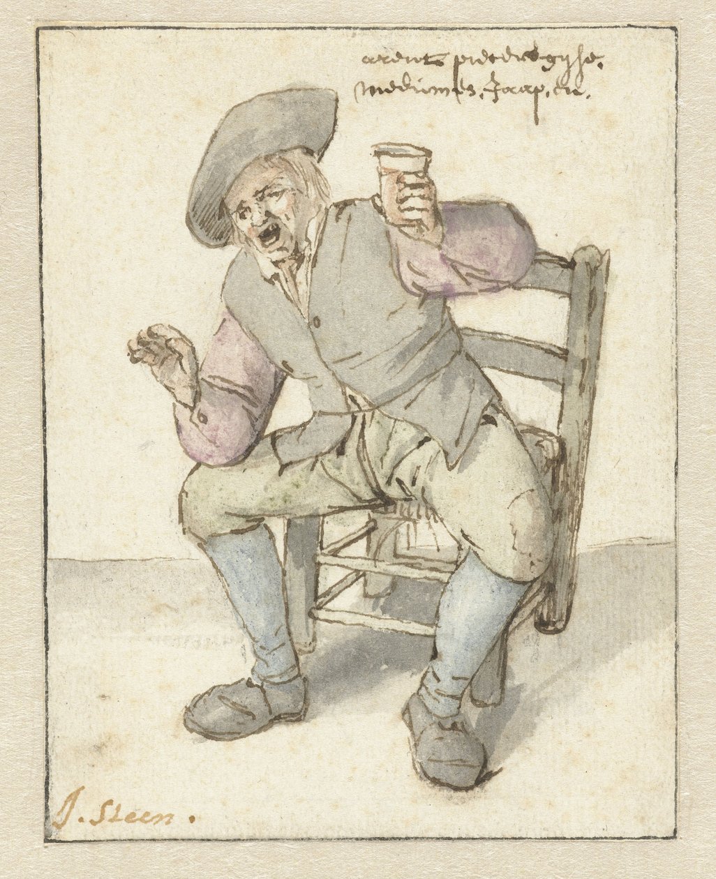 Singing Farmer by Jan Havicksz. Steen