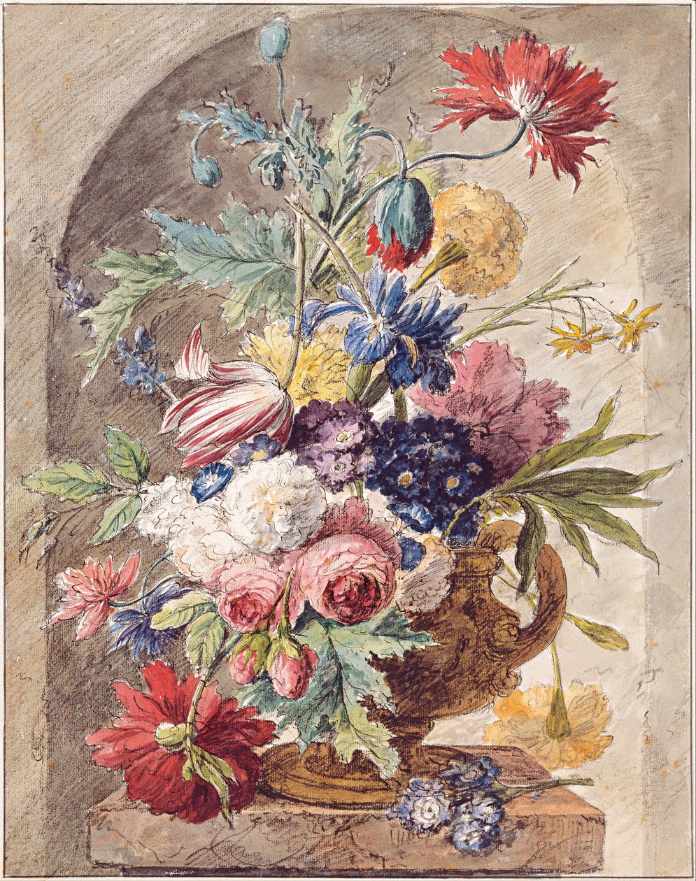 Flower Still Life by Jan Huysum van