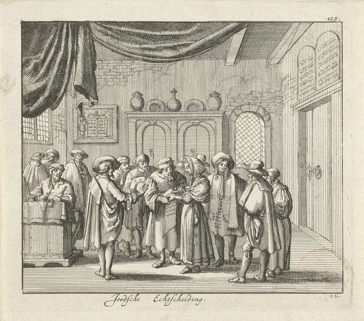 Jewish Divorce by Jan Luyken