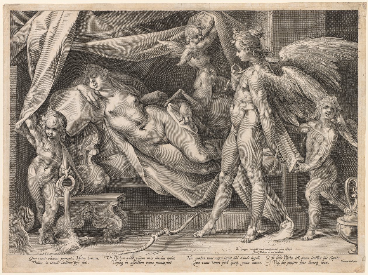 Cupid and Psyche by Jan Muller