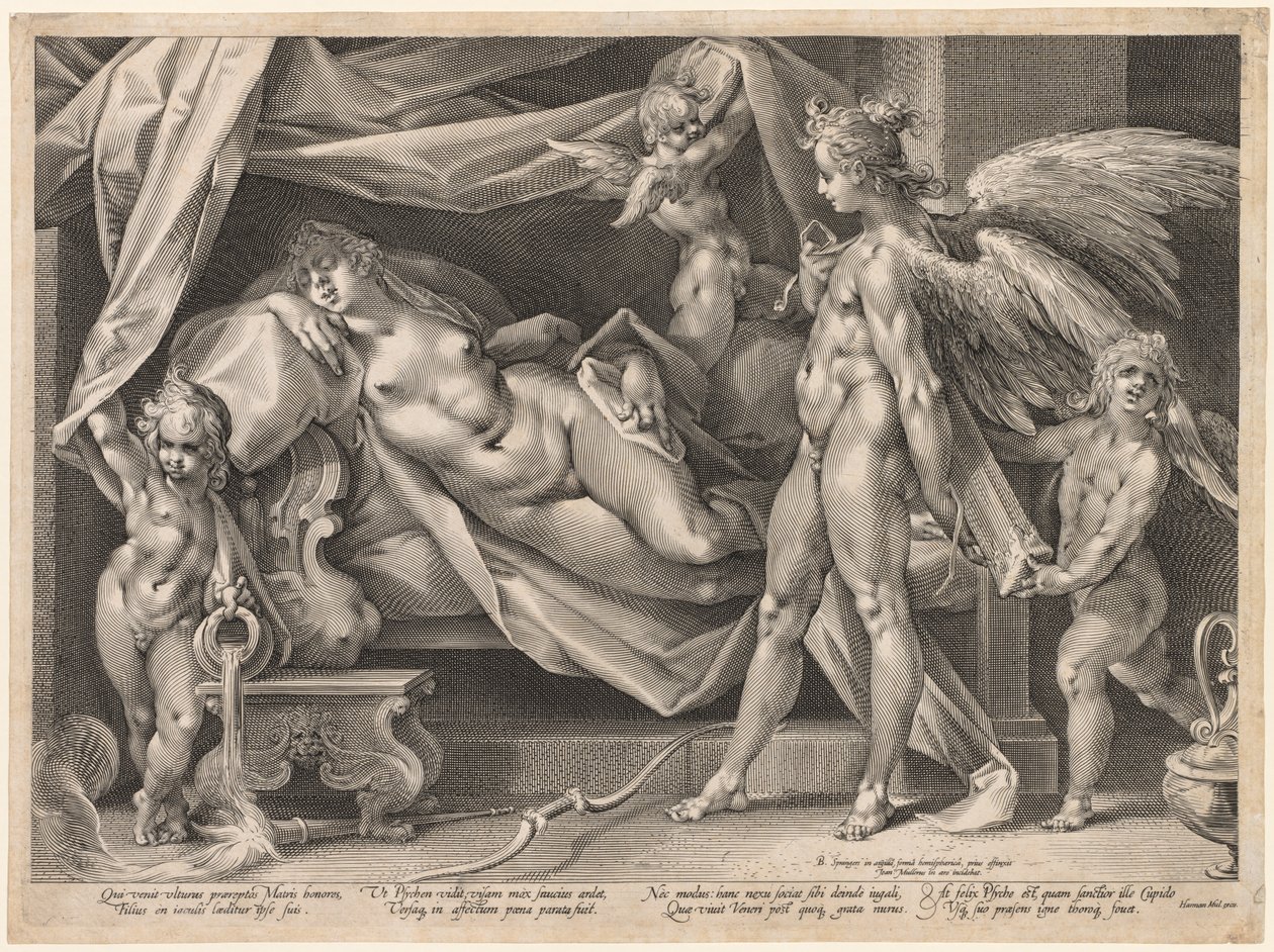 Cupid and Psyche by Jan Muller