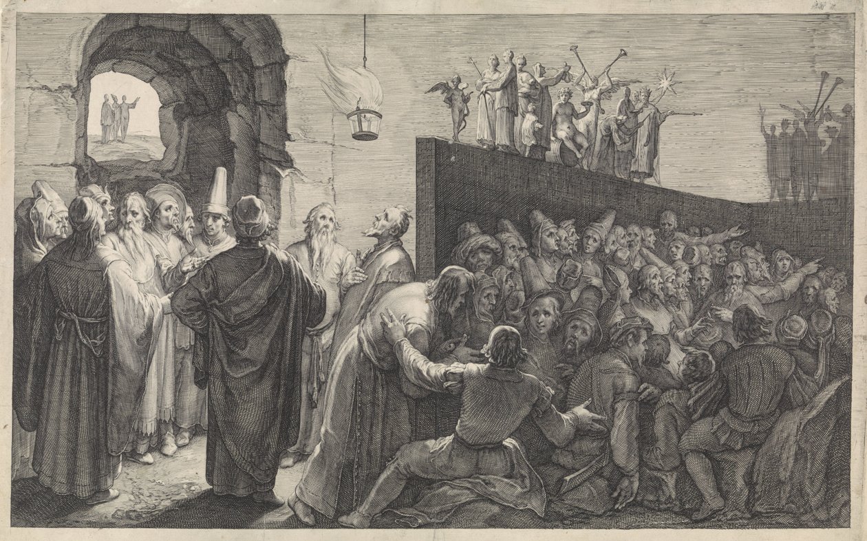 Cave of Plato by Jan Saenredam