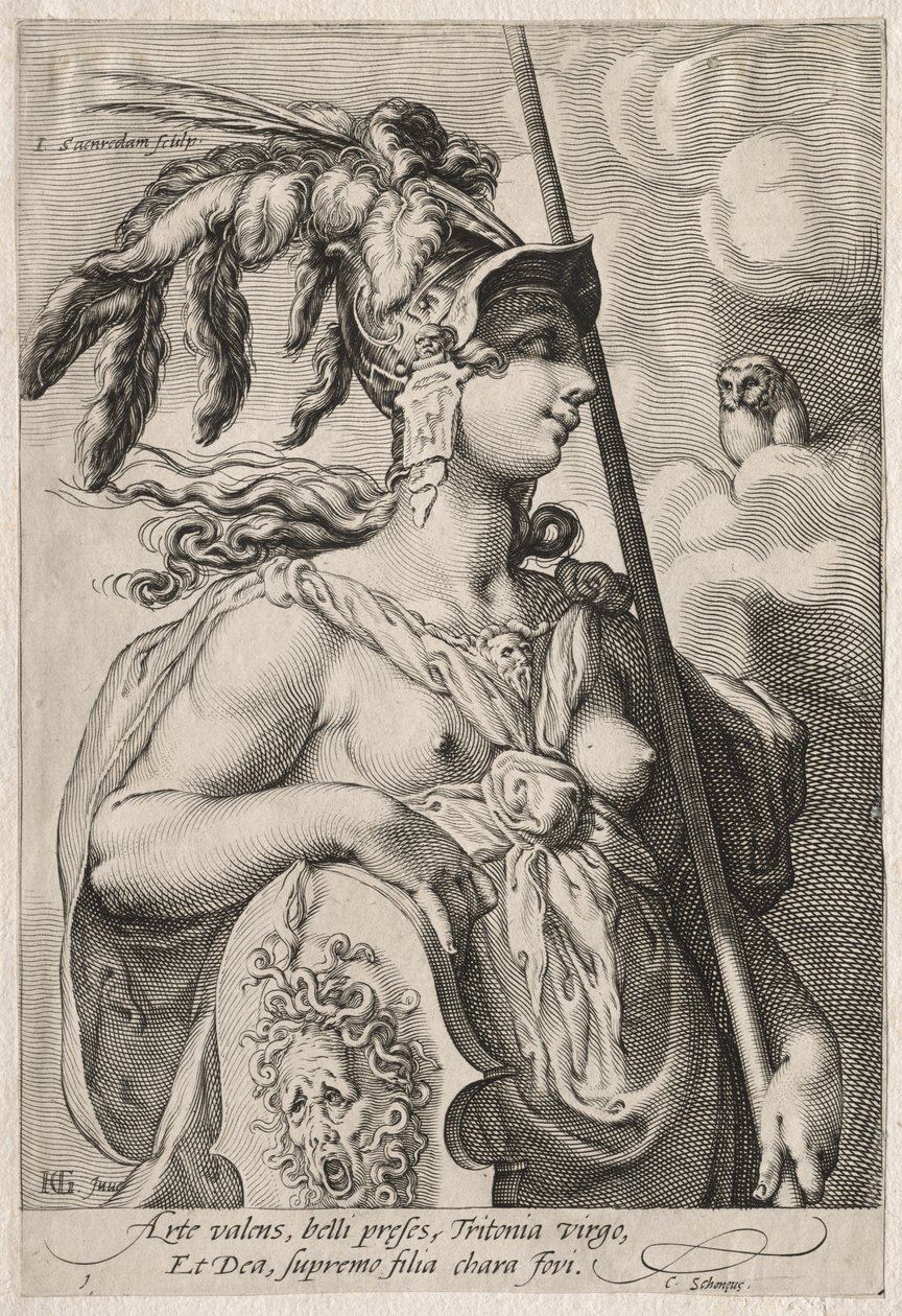 Three Goddesses, c. 1595 by Jan Saenredam