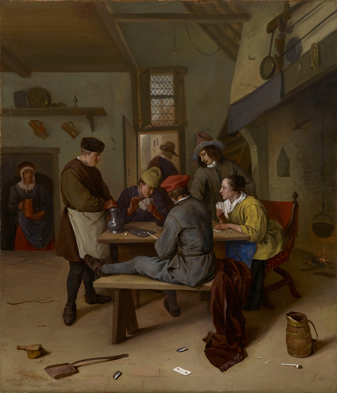 Card Players in a Tavern by Jan Steen