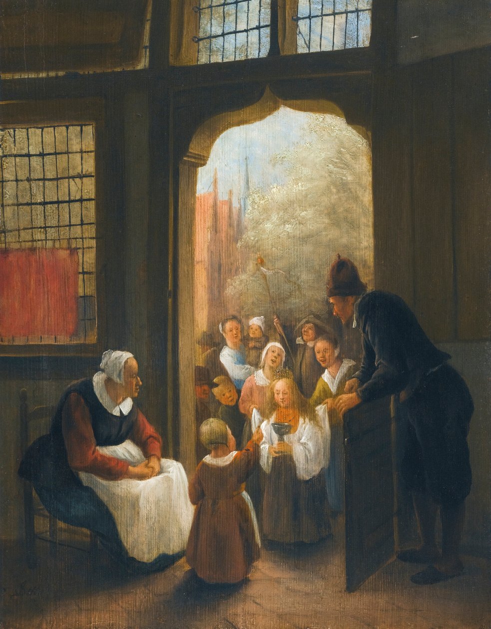 The Whitsun Bride by Jan Steen