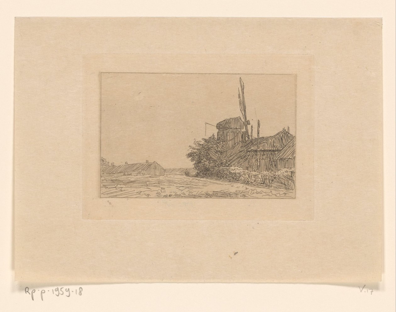Mill in Laren by Jan Veth