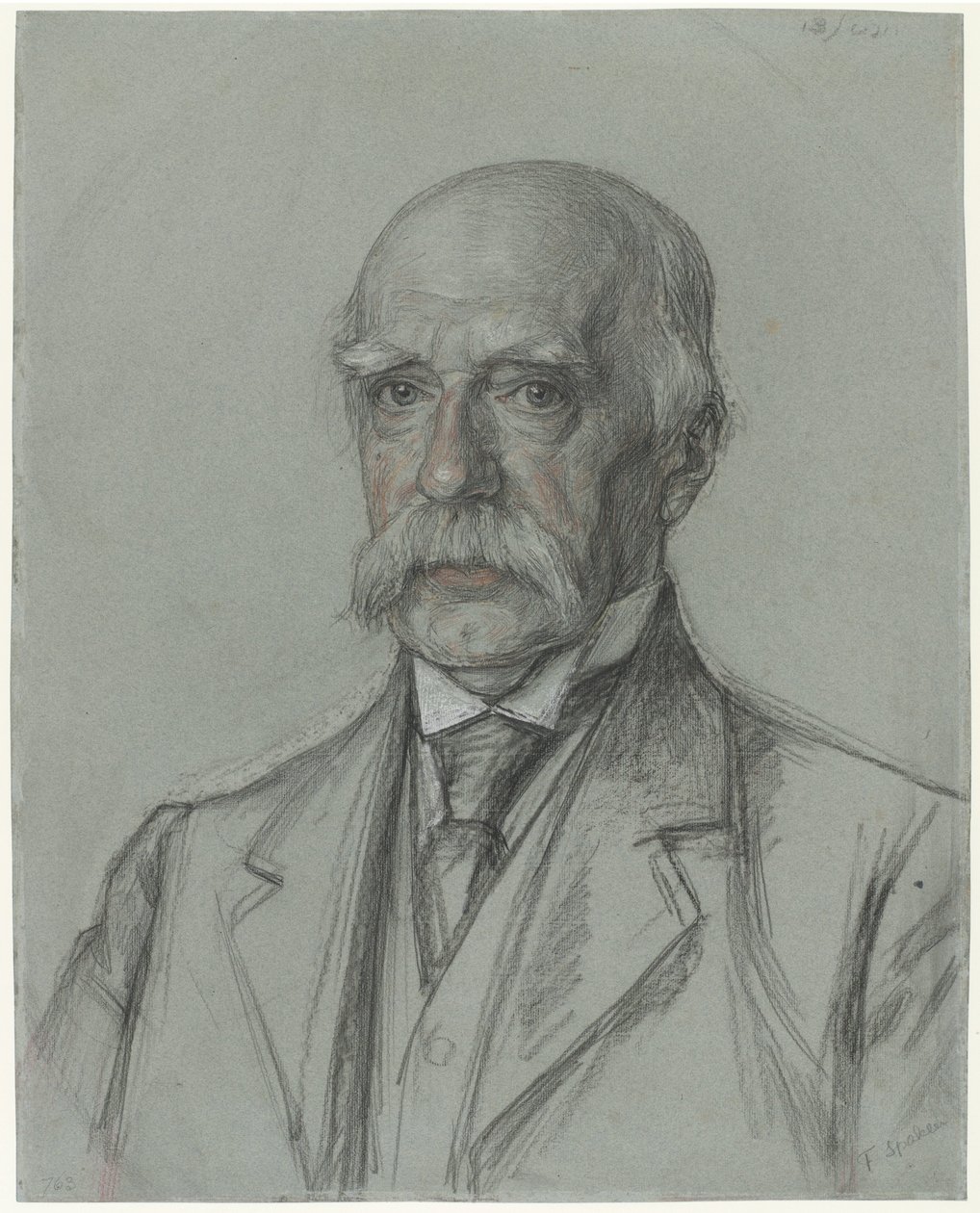 Portrait of F.J. Spakler by Jan Veth