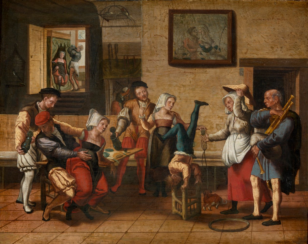 Pub scene by Jan van Amstel