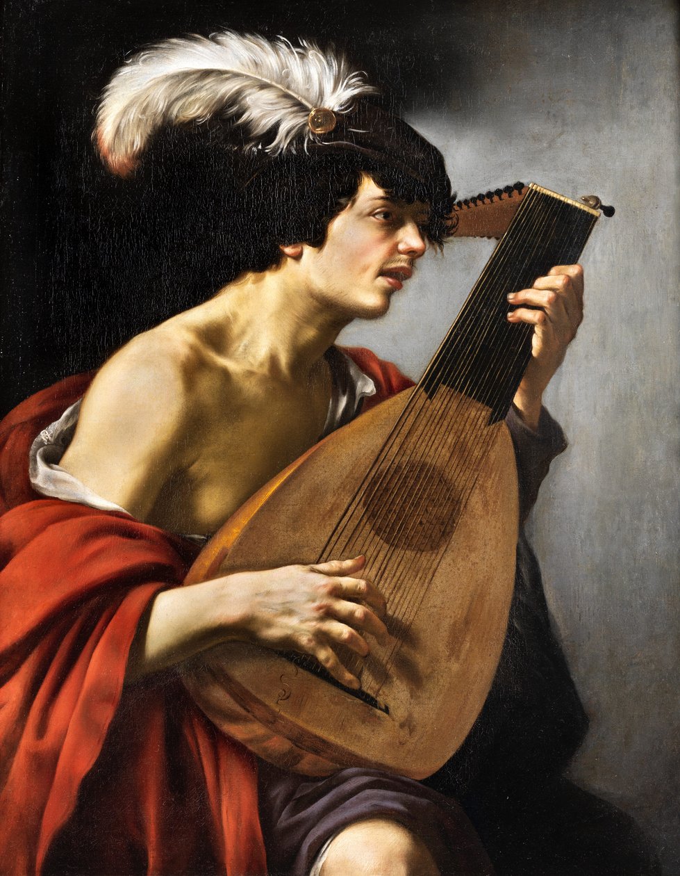 Lutenist by Jan van Bijlert