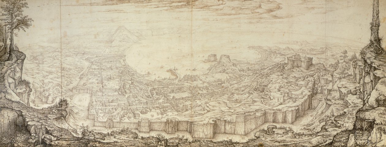 View of Naples by Jan van Stinemolen