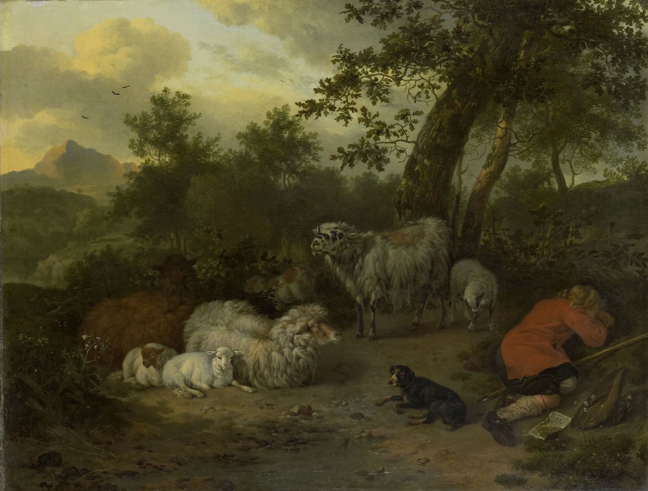 The Sleeping Shepherd by Jan van der Meer (II)