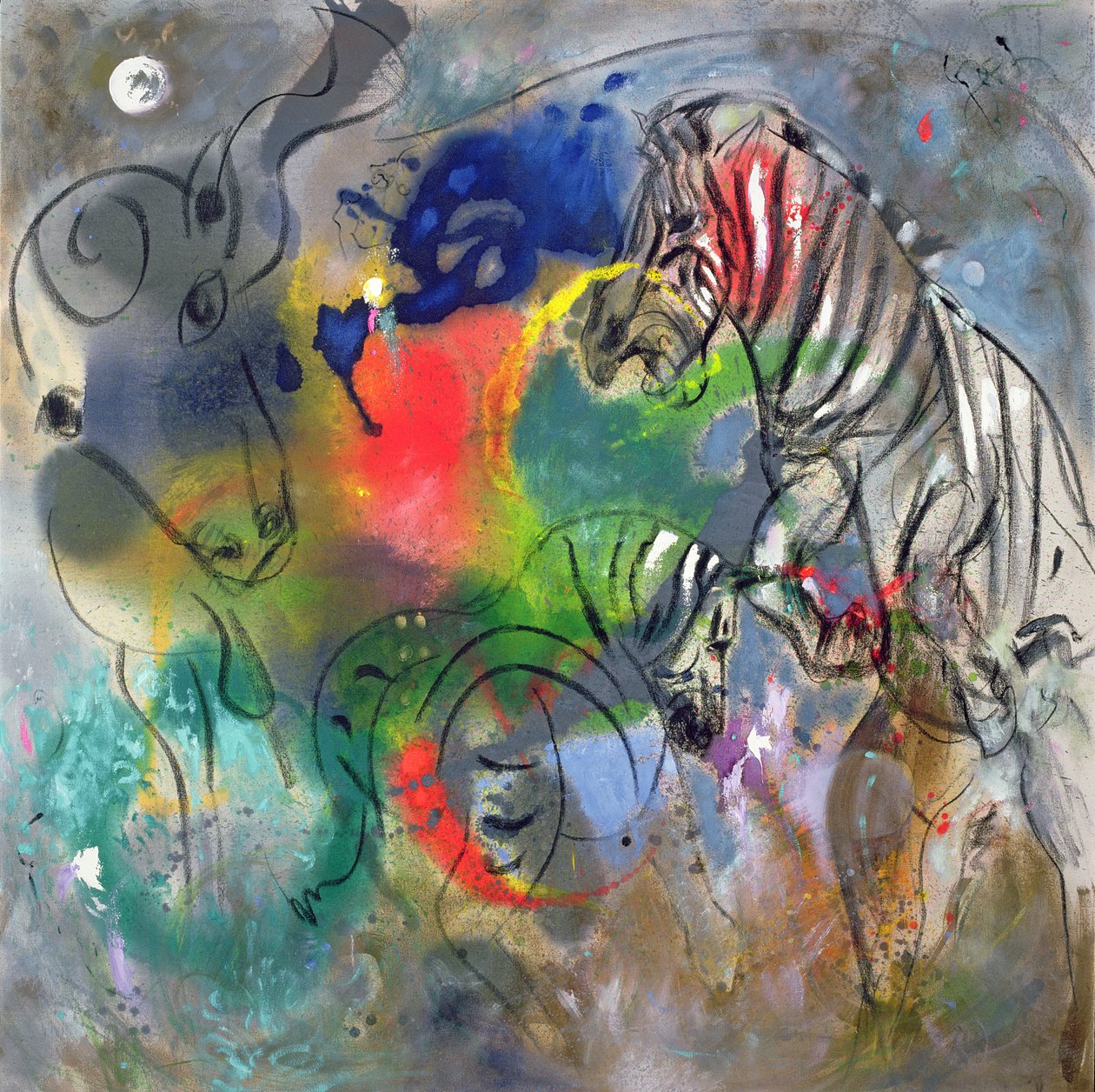 Zebra Mares by Jane Deakin