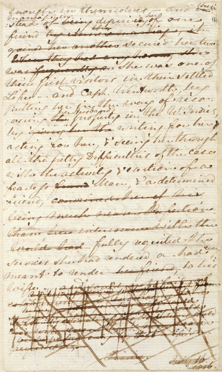 Page from Persuasion by Jane Austen