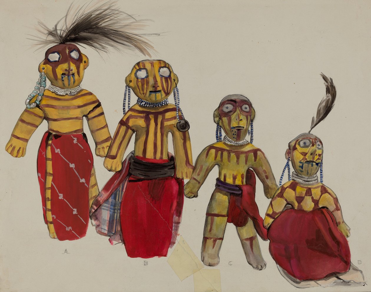 Indian Doll Group by Jane Iverson
