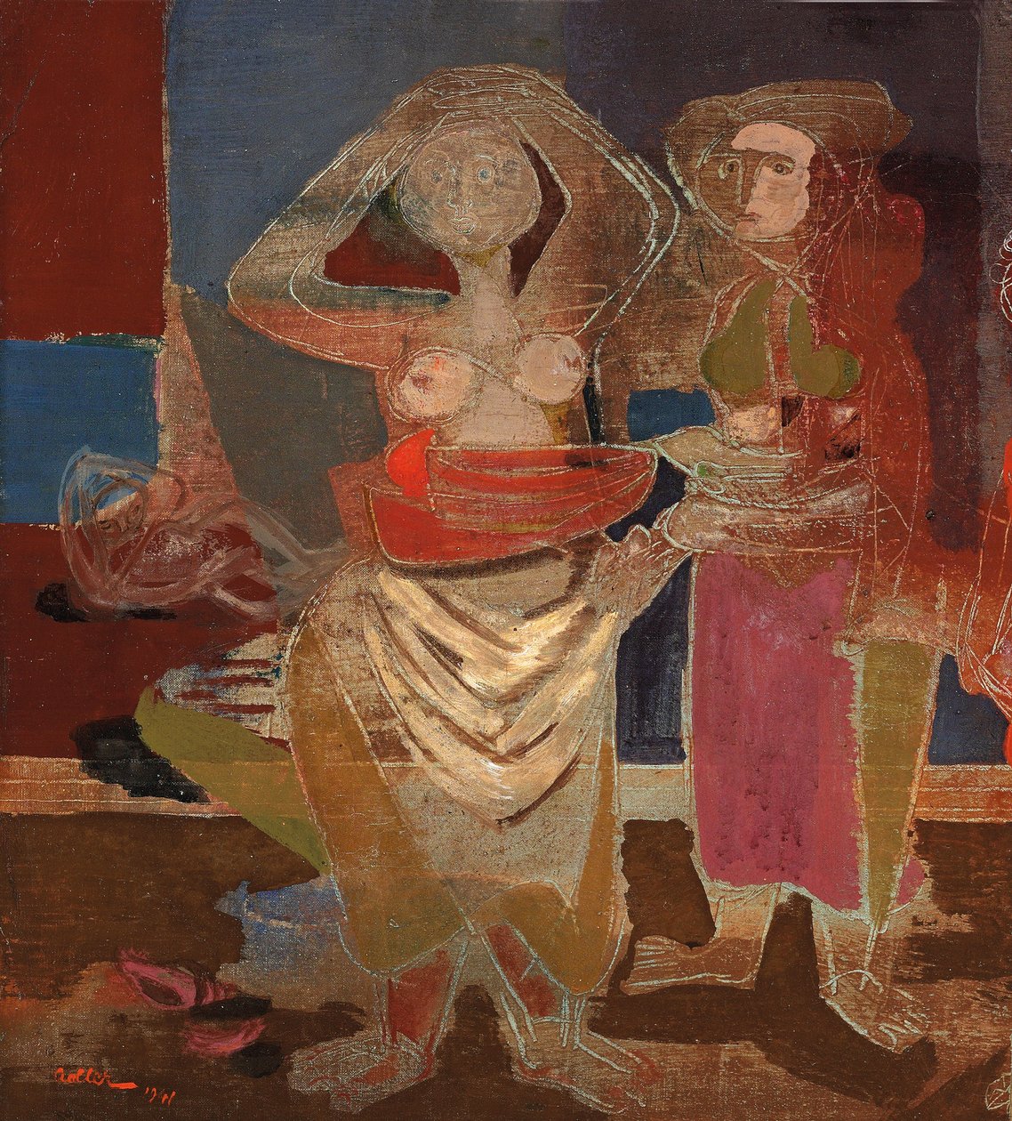 Bathers by Jankel Adler