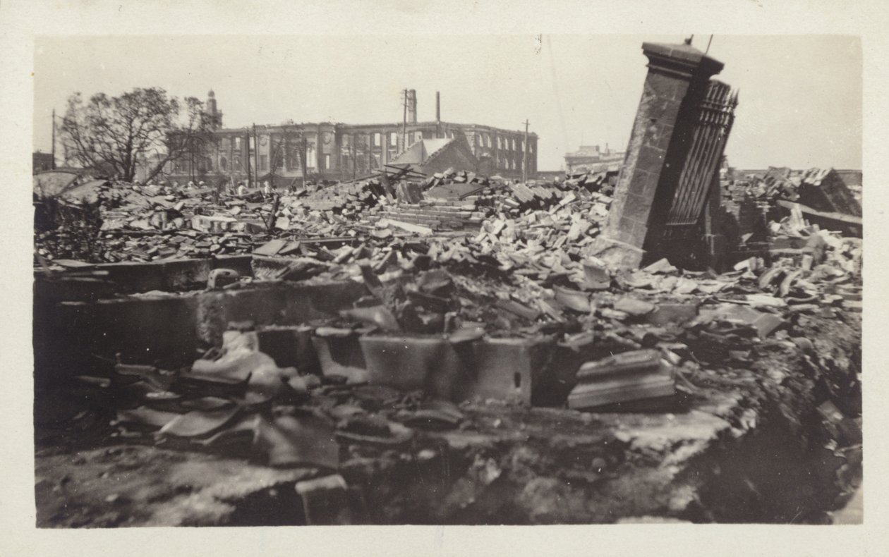 Aftermath of the Great Kanto Earthquake, Japan, 1923 by Japanese Photographer