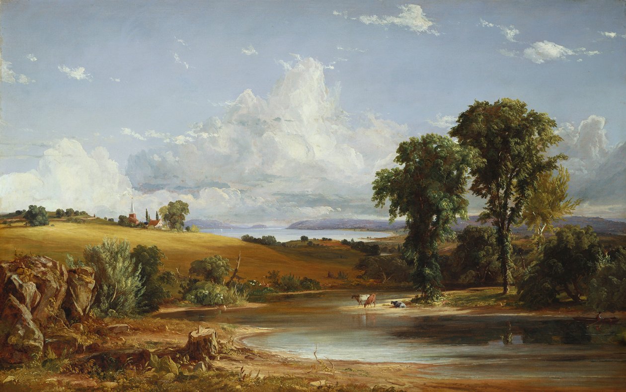 Summer Afternoon on the Hudson by Jasper Francis Cropsey