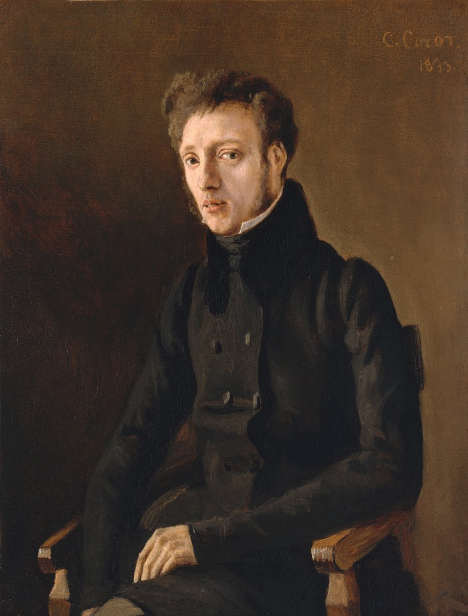 Toussaint Lemaistre by Jean Baptiste Camille Corot