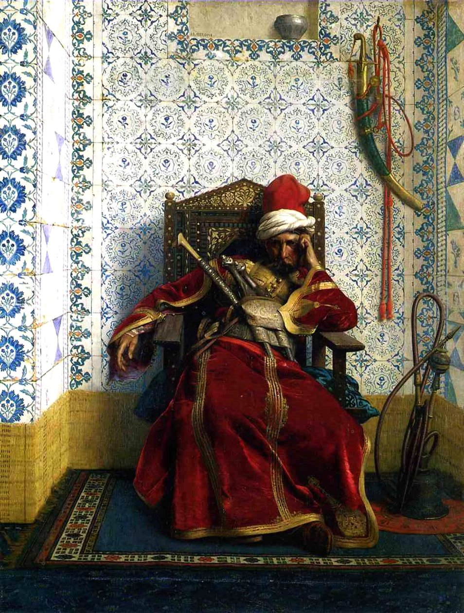 Markos Botsaris by Jean Leon Gerome