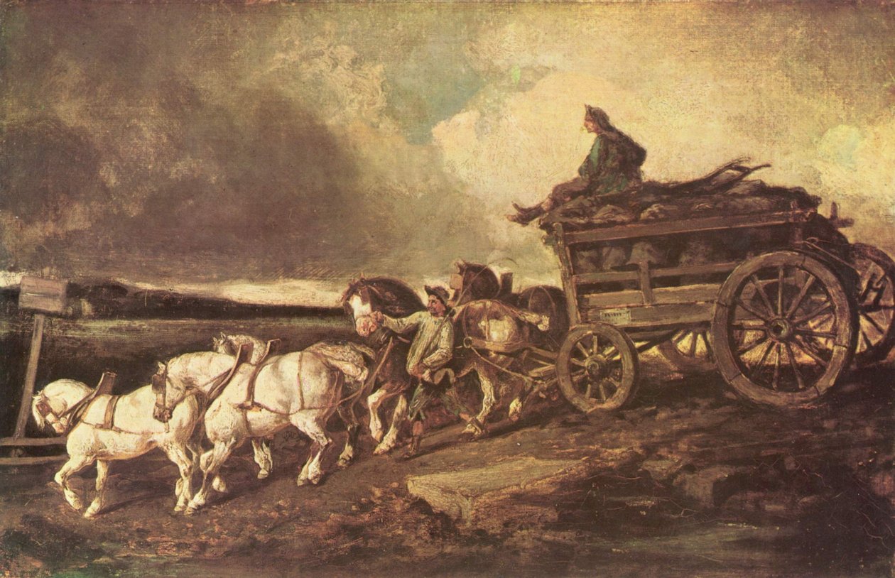 Coal Wagon by Theodore Gericault