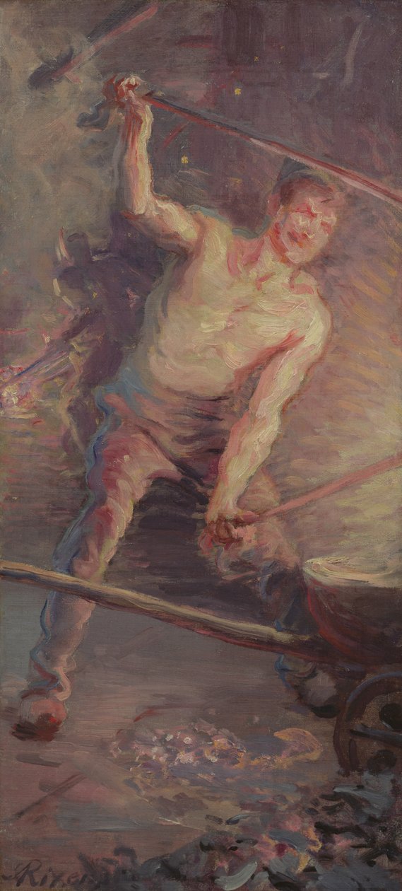 The Fire, 1889 by Jean Andre Rixens