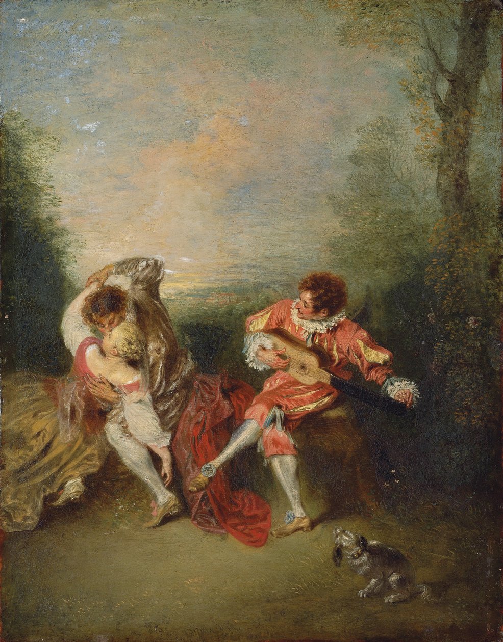 The Surprise by Jean Antoine Watteau