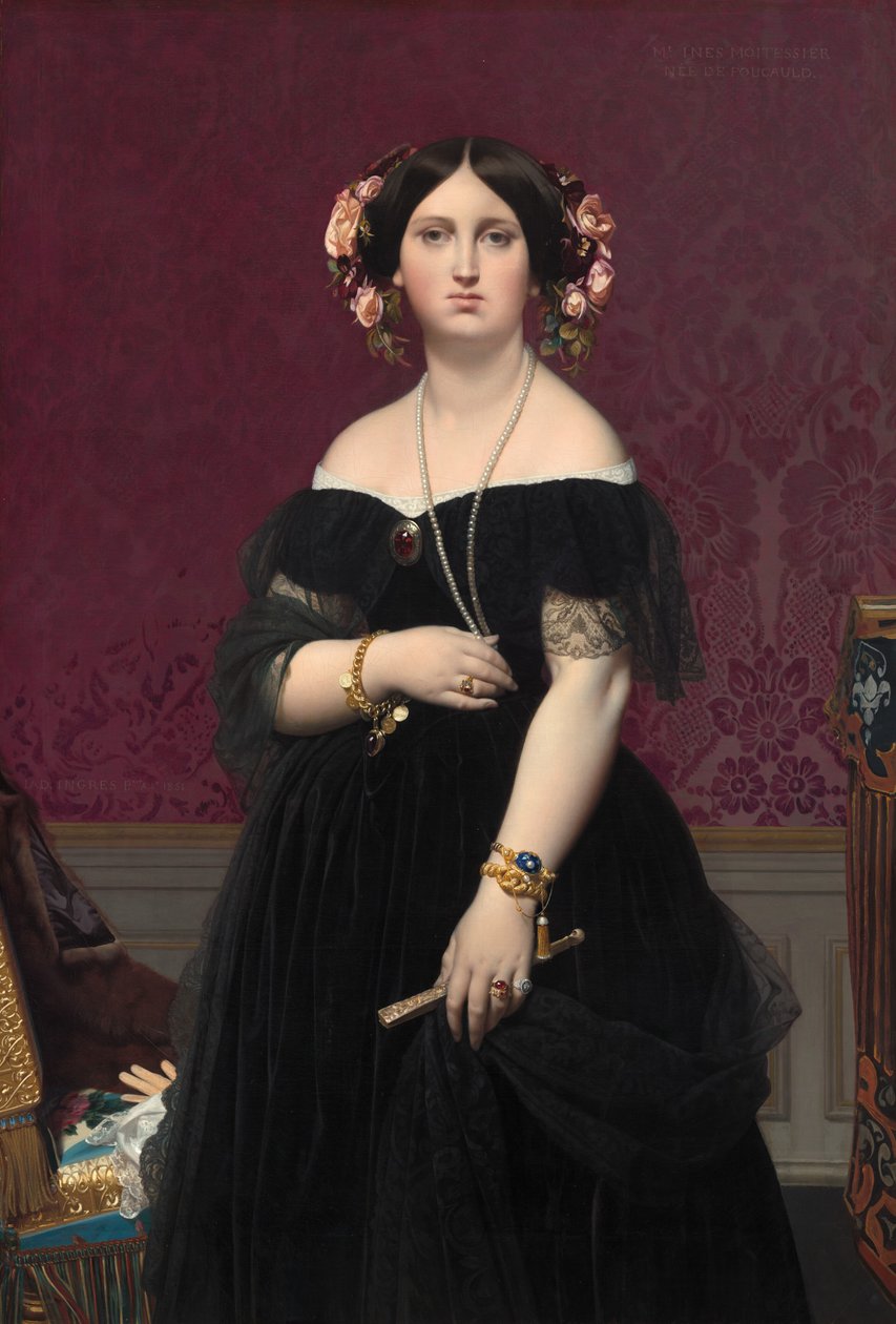 Madame Moitessier by Jean Auguste Dominique Ingres