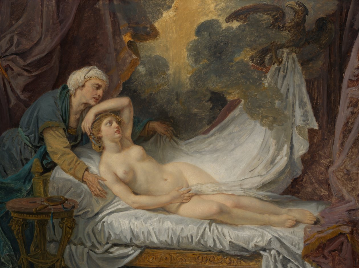 Aegina Visited by Jupiter by Jean Baptiste Greuze