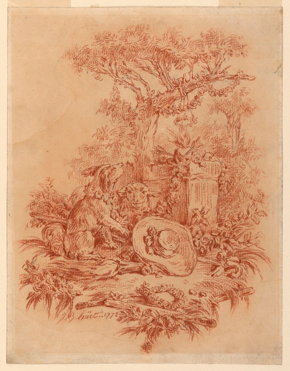 Pastorale, 1772 by Jean Baptiste Huet