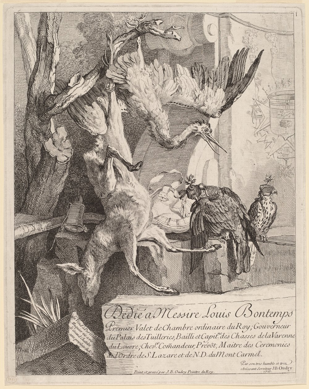 Frontispiece by Jean Baptiste Oudry