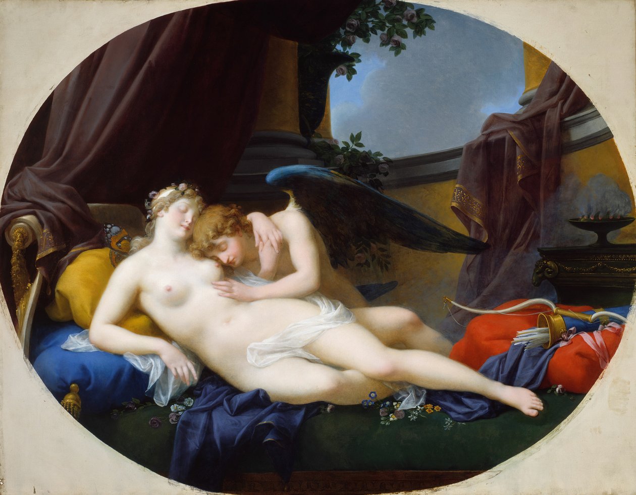 Cupid and Psyche, 1828 by Jean Baptiste Regnault