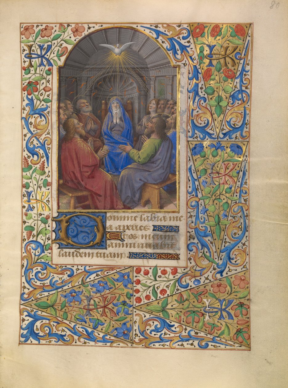 Pentecost by Jean Bourdichon