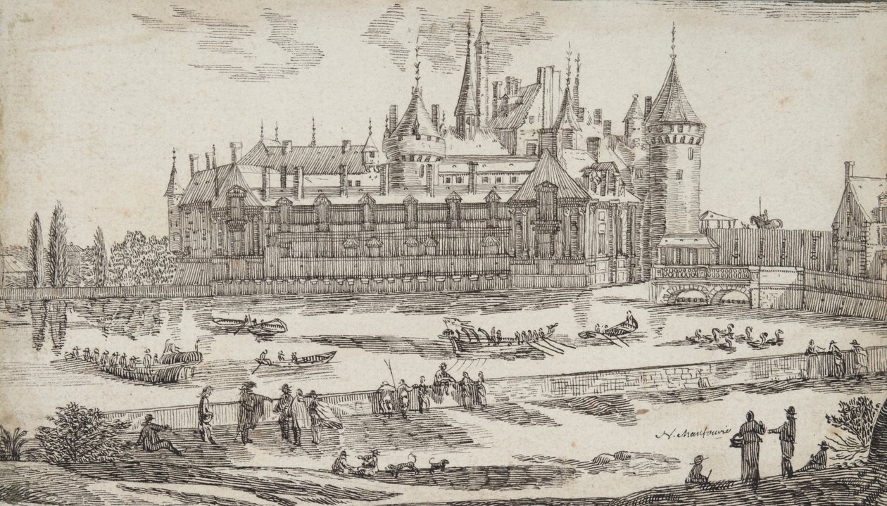 Castle on a River by Jean Chaufourier