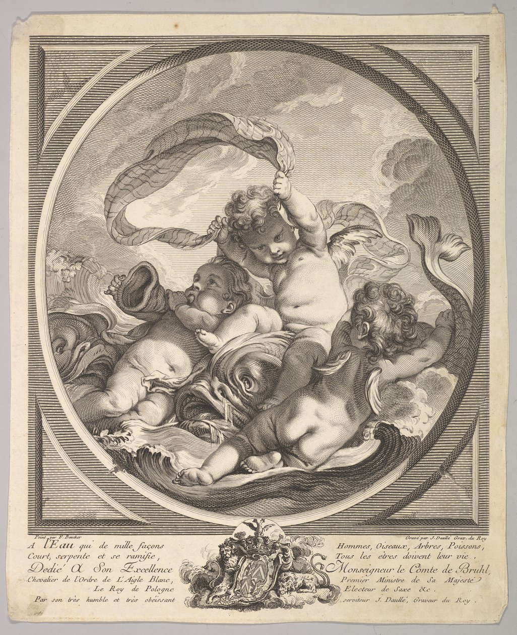 Water, ca. 1748 by Jean Daullé