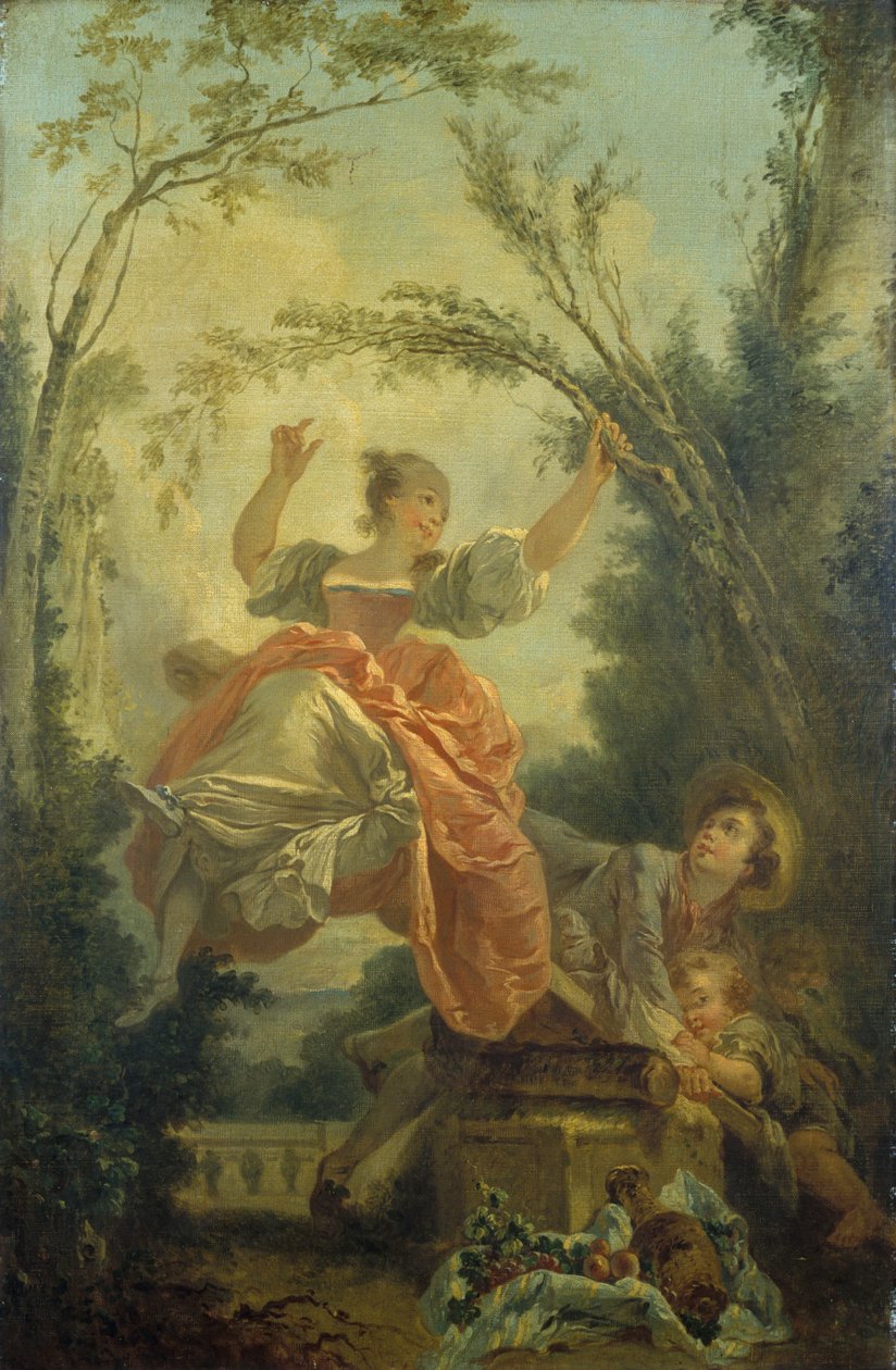 The Seesaw by Jean Honore Fragonard